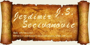 Jezdimir Sečivanović vizit kartica